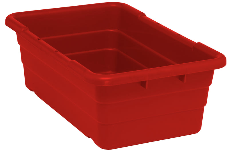 Quantum Tubs – Case Pack – 25-1/8" x 16" x 8-1/2" – TUB2516-8 – Red