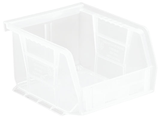 Quantum Clear-View Ultra Stack & Hang Bins – QUS210CL to QUS232CL – Case Pack – 5-3/8" x 4-1/8" x 3" – QUS210CL – Clear