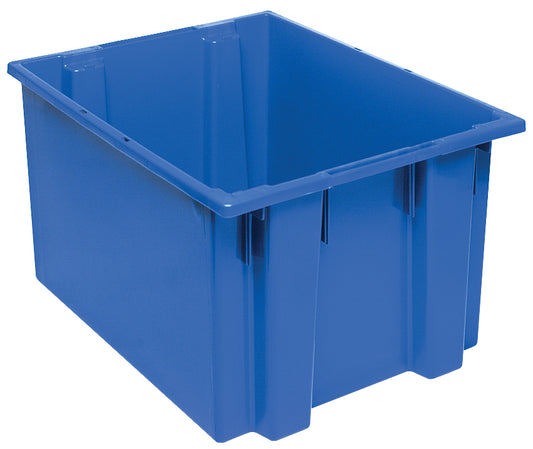 Quantum Genuine Stack & Nest Totes – SNT230 to SNT300 – Case Pack – 23-1/2" x 19-1/2" x 13" – SNT230 – Blue
