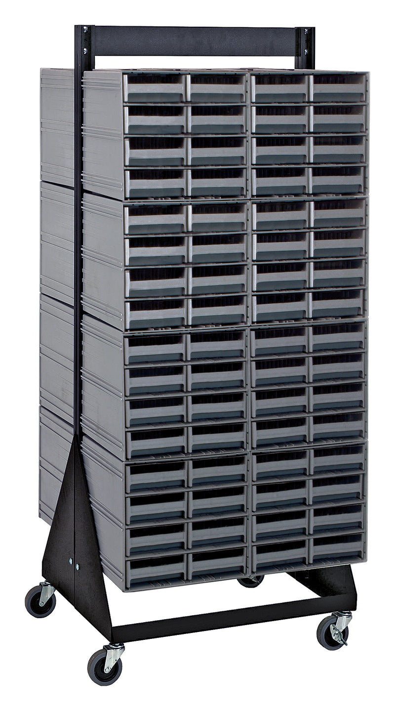 Quantum Interlocking Storage Cabinet Floor Stand – 16" x 23-5/8" x 52" – QIC-248-83 – Gray
