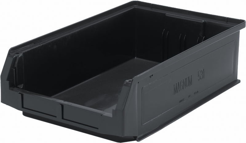 Quantum Mobile Magnum Bins – 19-3/4" x 12-3/8" x 5-7/8" – QMS531 – Black