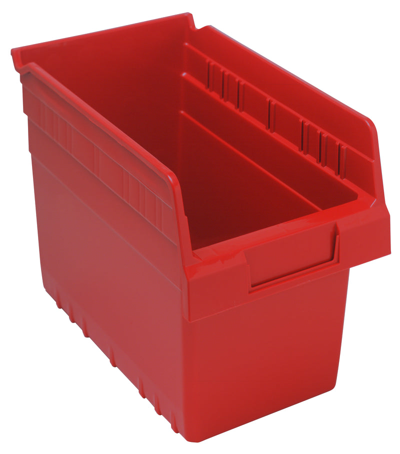 Quantum 8" Shelf Bins – QSB801 to QSB806 – Case Pack – 11-5/8" x 6-5/8" x 8" – QSB802 – Red