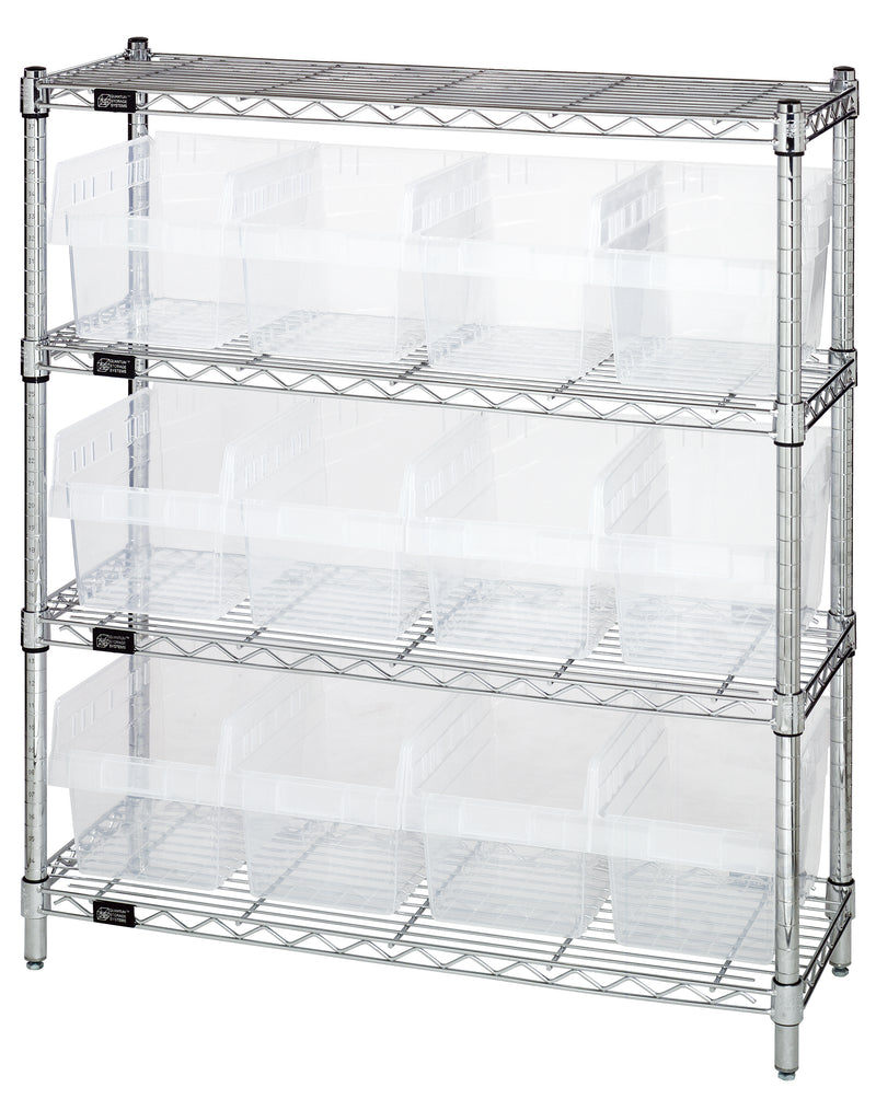 Quantum Clear-View Complete Bin System – WR4-39-1236-801CL to WR8-802CL – WR4-39-1236-807CL – Clear