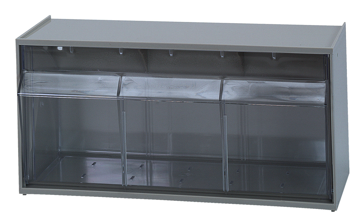 Quantum Dividable Bins – 5-1/4" x 11-7/8" x 5-15/16" – QTB410 – Gray