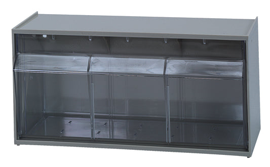 Quantum Dividable Bins – 5-1/4" x 11-7/8" x 5-15/16" – QTB410 – Gray