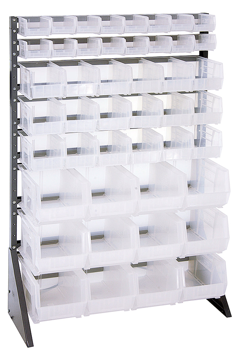 Quantum Steel Rail Packages – 36" x 15" x 53" – QRU-16S-220230240CL – Clear