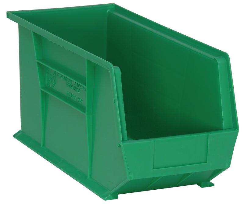 Quantum Ultra Stack & Hang Bins – QUS250 to QUS275MOB – Case Pack – 18" x 8-1/4" x 9" – QUS265 – Green