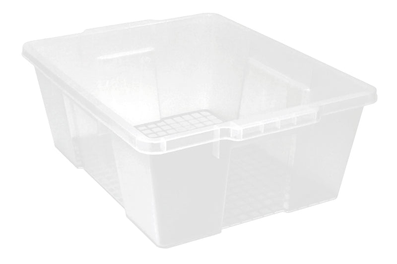 Quantum Latch Containers – 21" x 15-7/8" x 7-3/4" – Individual Units – LC191507 – Clear