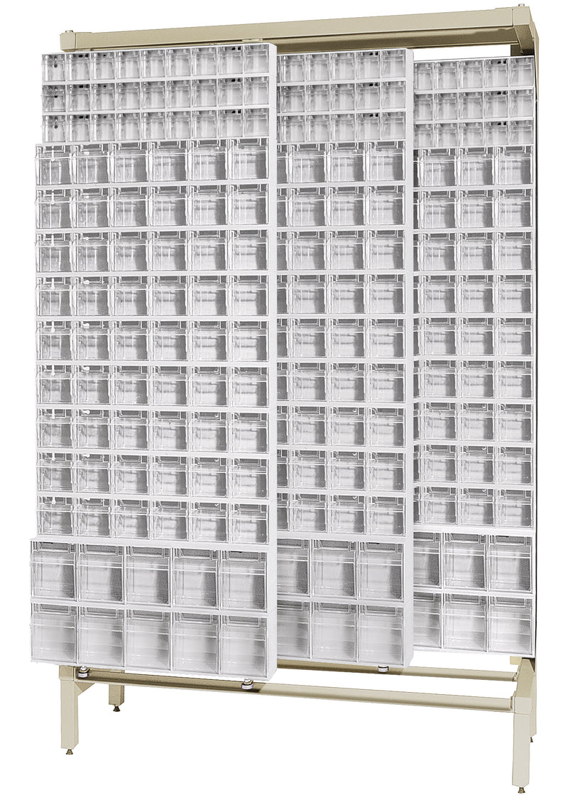 Quantum Free-Standing Sliders – 18" x 48" x 77" – QS Series – Kit – QS-569-56 – White