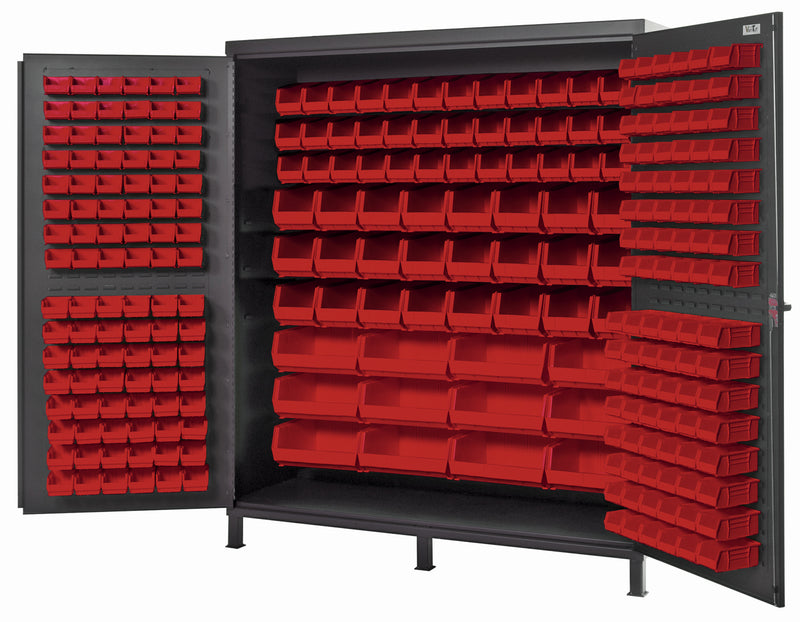 Quantum 72" Wide Storage Cabinets – 72" x 24" x 84" – QSC Series – QSC-72 – Red