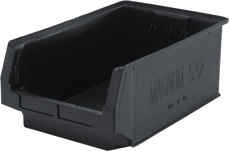 Quantum Eco-Friendly Open Hopper Bins – Case Pack – 19-3/4" x 12-3/8" x 7-7/8" – QMS532BR – Recycled
