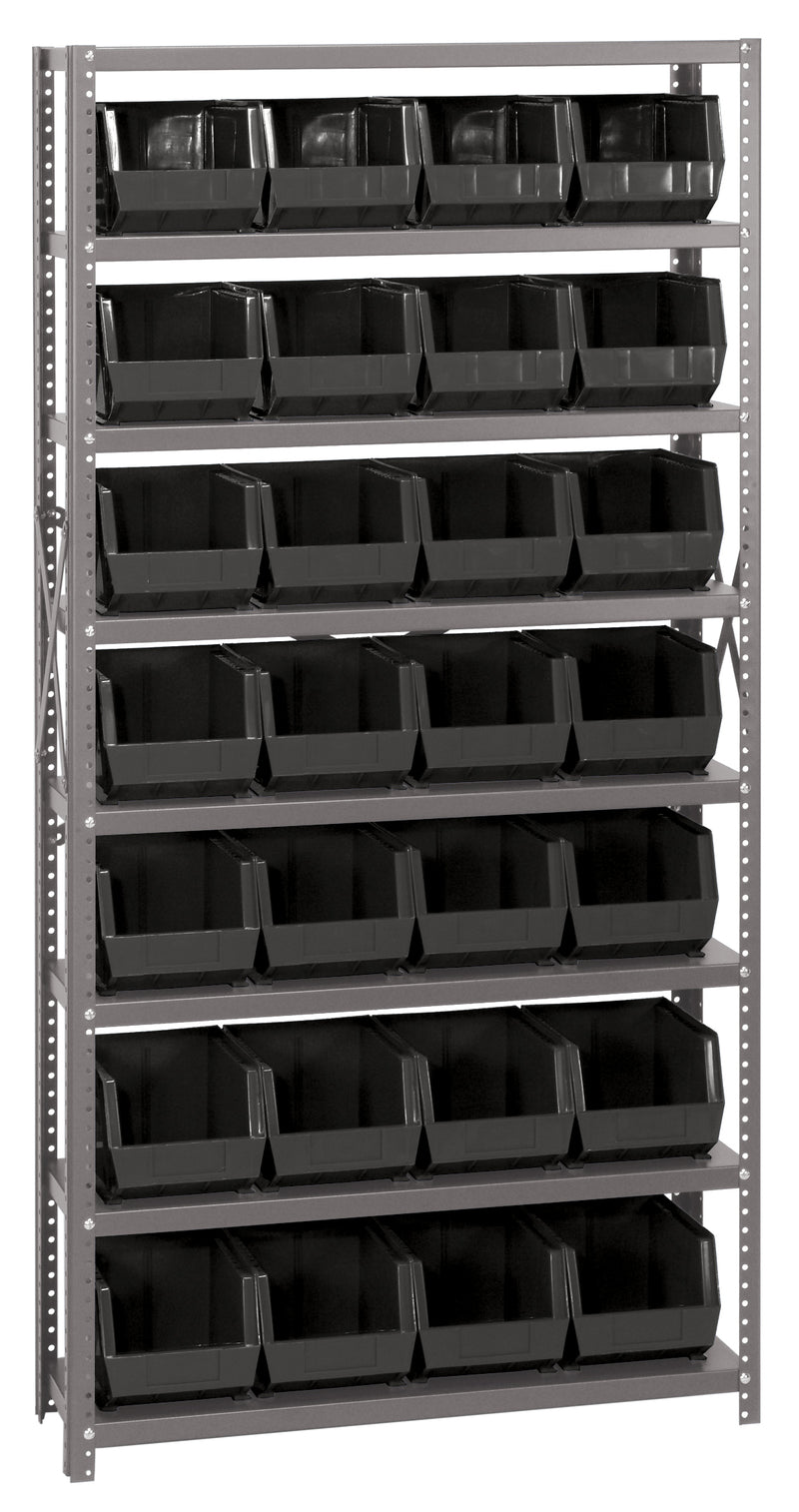 Quantum Stack & Hang Bin System – 12"D x 36"W x 75"H