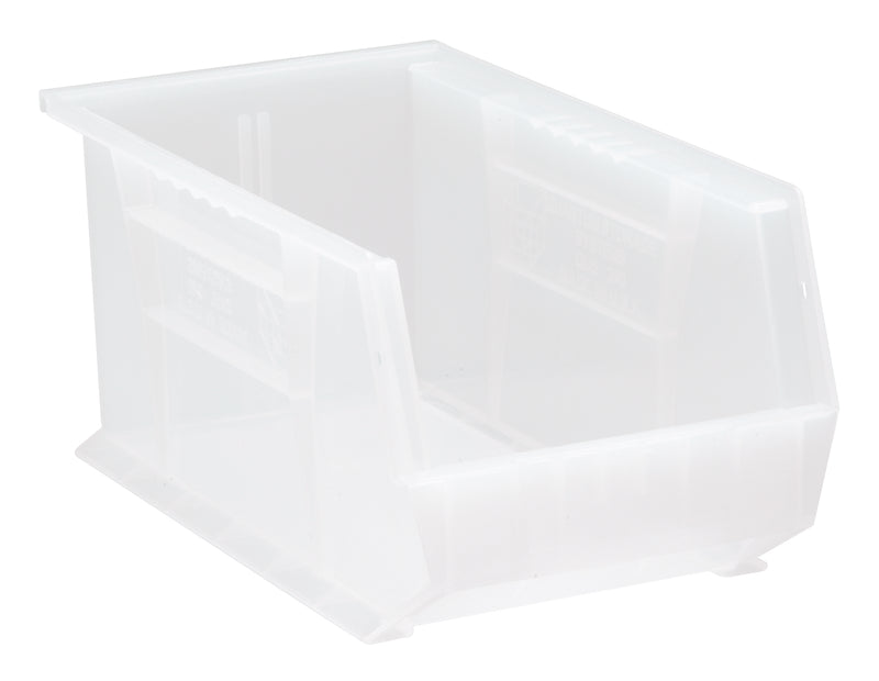 Quantum Clear-View Ultra Stack & Hang Bins – QUS234CL to QUS240CL – Case Pack – 14-3/4" x 8-1/4" x 7" – QUS240CL – Clear