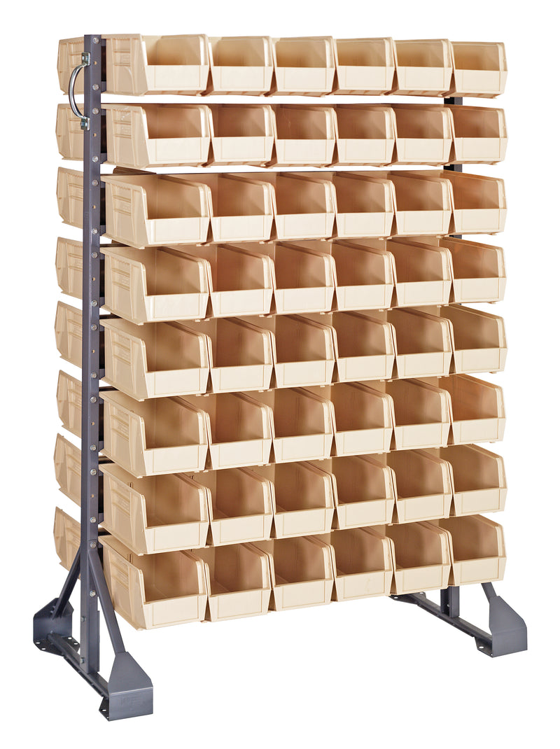 Quantum Steel Rail Bin Packages – 36" x 20" x 53" – QRU-16D-230-96 – Ivory