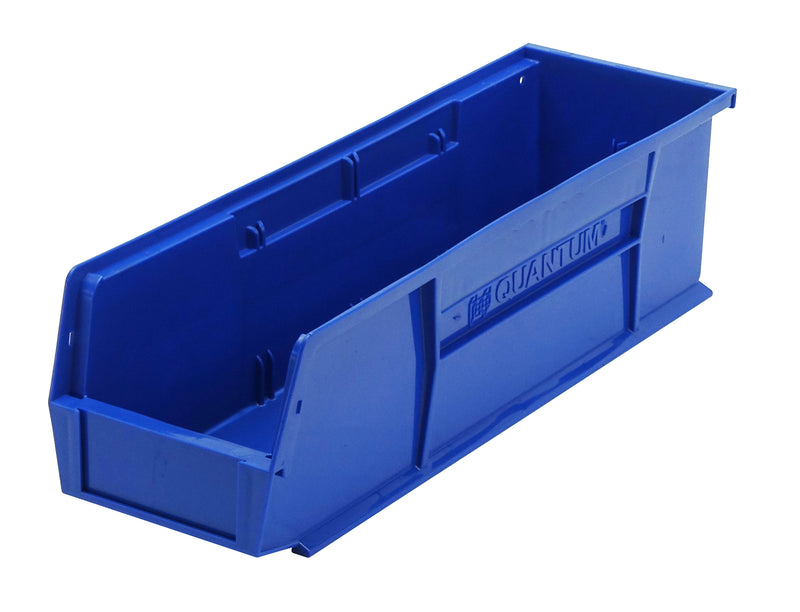 Quantum Ultra Stack & Hang Bins – QUS232 to QUS239 – Case Pack – 18" x 5-1/2" x 5" – QUS238 – Blue