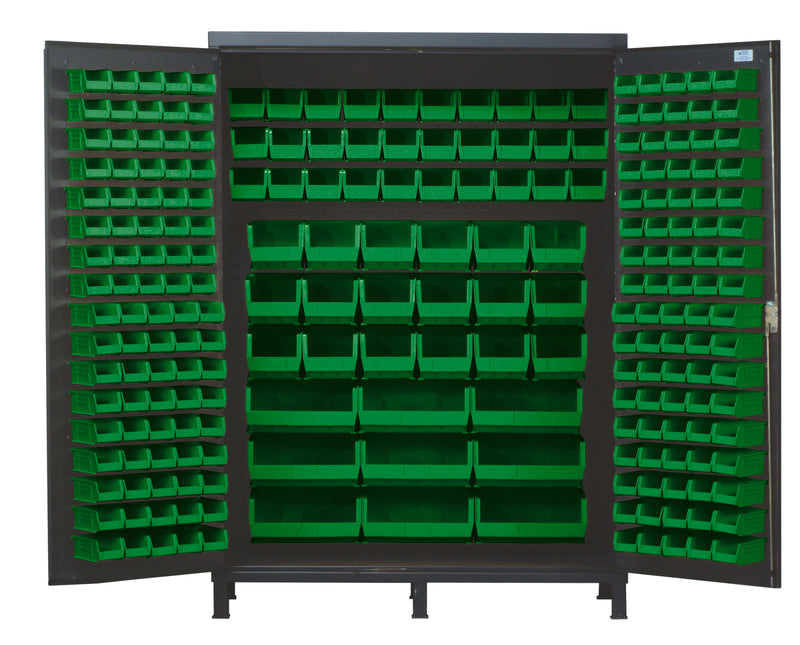 Quantum 60" Wide Storage Cabinets – 60" x 24" x 84" – QSC-60 – Green