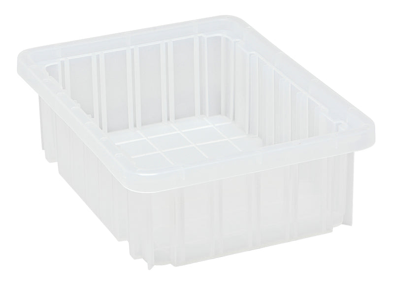 Quantum Clear-View Dividable Grid Containers – DG91025CL to DG92060CL – Case Pack – 10-7/8" x 8-1/4" x 3-1/2" – DG91035CL – Clear