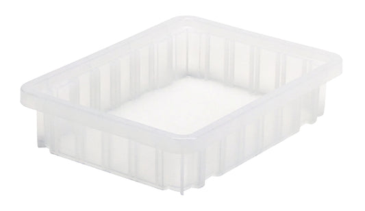Quantum Clear-View Dividable Grid Containers – DG91025CL to DG92060CL – Case Pack – 10-7/8" x 8-1/4" x 2-1/2" – DG91025CL – Clear