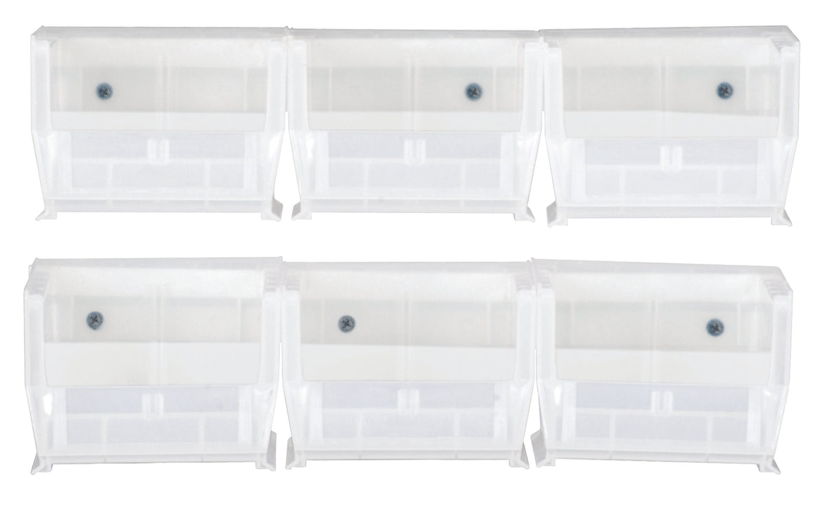 Quantum Clear-View Plastic Rail Systems with Bins – HNS220CL – Clear