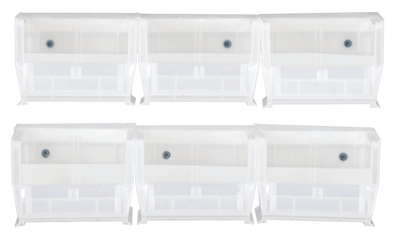 Quantum Clear-View Plastic Rail Systems with Bins – HNS220CL – Clear
