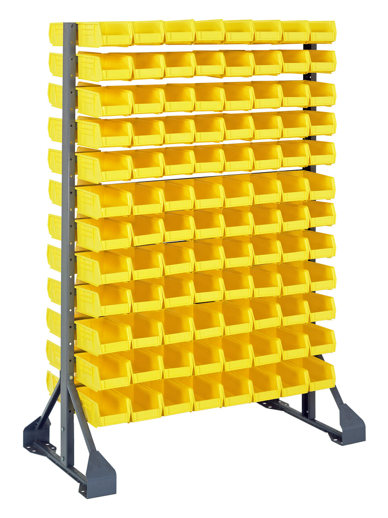Quantum Steel Rail Bin Packages – 36" x 20" x 53" – QRU-12D-220-192 – Yellow