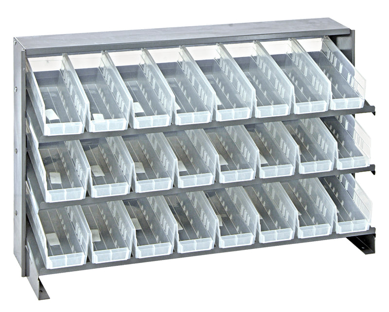 Quantum Bench Racks – 12-1/2" x 36" x 23" – QPRHA-101CL – Clear