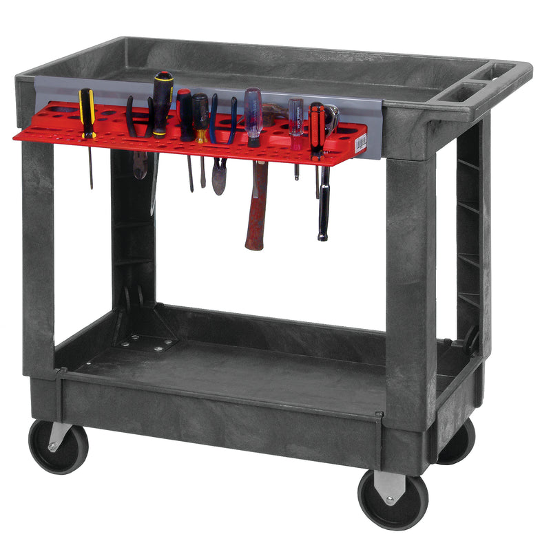 Quantum Polymer Utility Carts – Kit – 34-1/4" x 17-1/2" x 32-1/2" – PC3518-33 – Transparent
