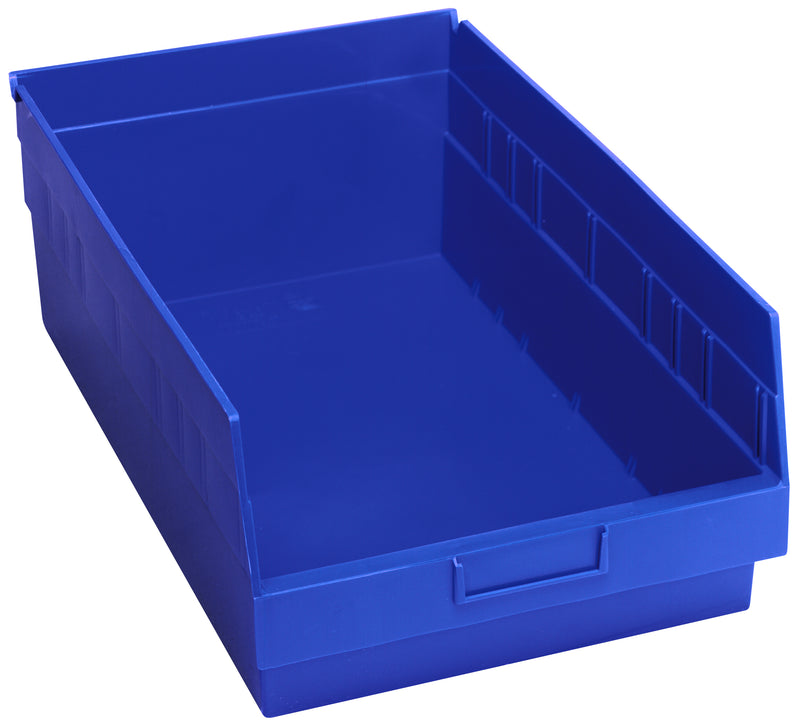 Quantum 6" Shelf Bins – QSB207 to QSB216 – Case Pack – 17-7/8" x 11-1/8" x 6" – QSB210 – Blue