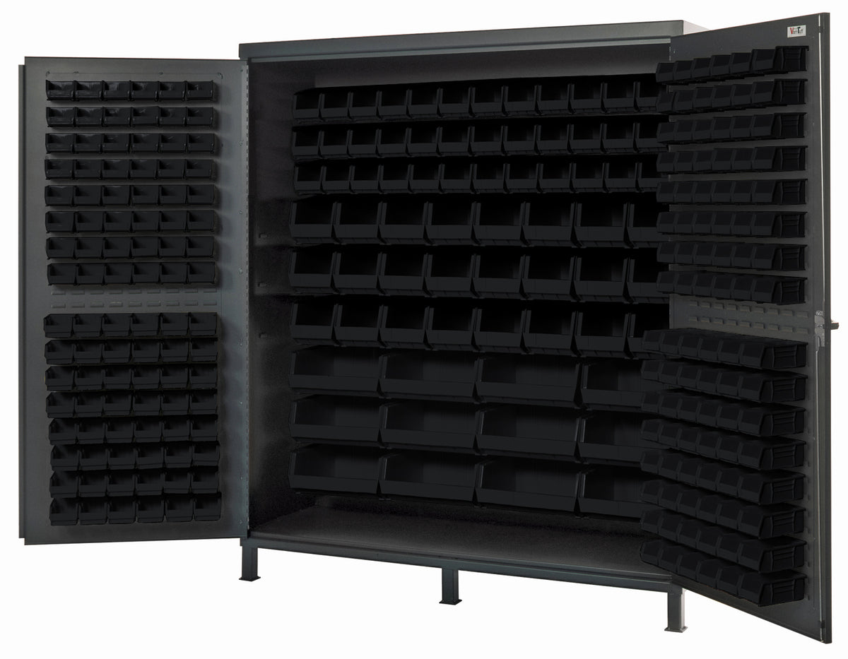 Quantum 72" Wide Storage Cabinets – 72" x 24" x 84" – QSC Series – QSC-72 – Black