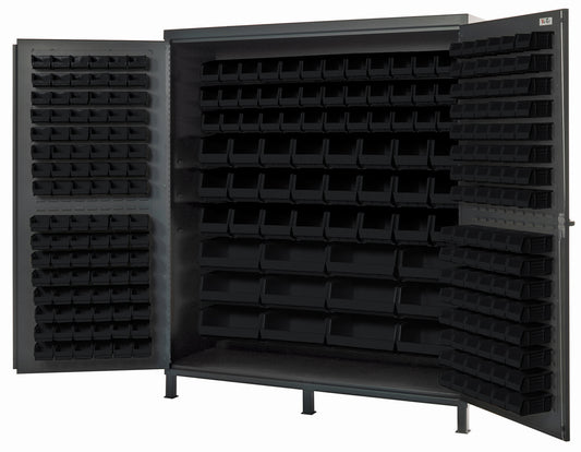 Quantum 72" Wide Storage Cabinets – 72" x 24" x 84" – QSC Series – QSC-72 – Black