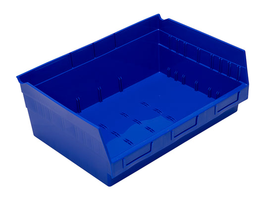Quantum 6" Shelf Bins – QSB218 to QSB222 – Case Pack – 11-5/8" x 16-1/2" x 6" – QSB218 – Blue