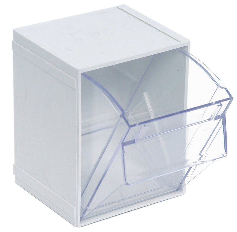 Quantum Individual Bins – Case Pack – 5-1/4" x 4-3/4" x 6-1/4" – QTB405 – White