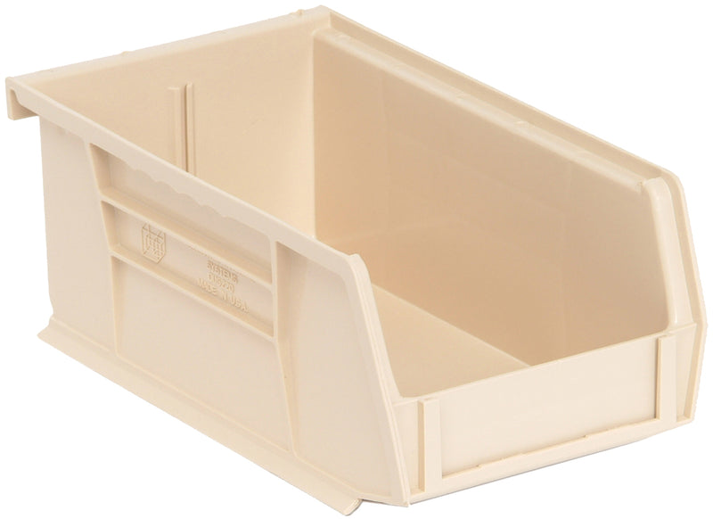 Quantum Ultra Stack & Hang Bins – QUS210 to QUS230 – Case Pack – 7-3/8" x 4-1/8" x 3" – QUS220 – Ivory