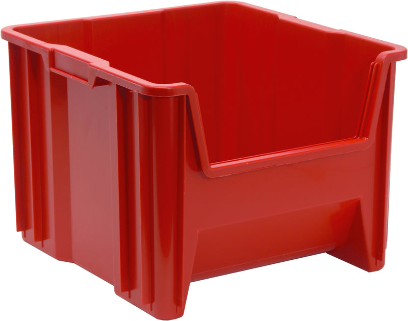 Quantum Mobile Giant Stack Containers – Case Pack – 17-1/2" x 16-1/2" x 12-1/2" – QGH800 – Red