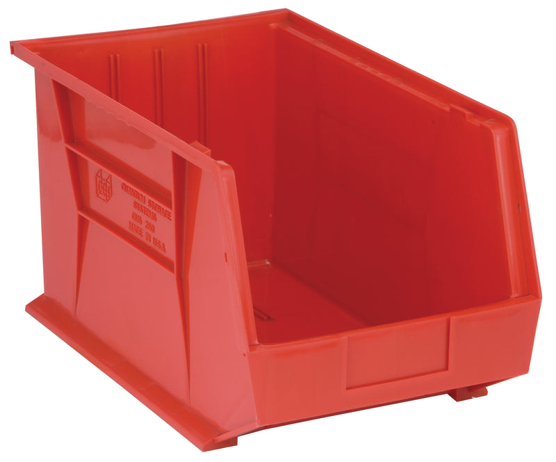 Quantum Ultra Stack & Hang Bins – QUS250 to QUS275MOB – Case Pack – 18" x 11" x 10" – QUS260 – Red