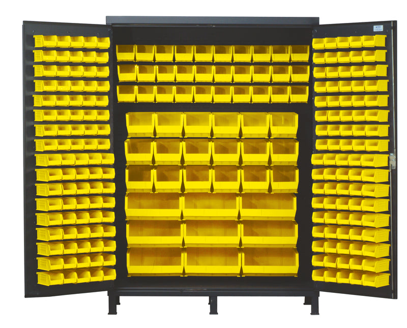 Quantum 60" Wide Storage Cabinets – 60" x 24" x 84" – QSC-60 – Yellow