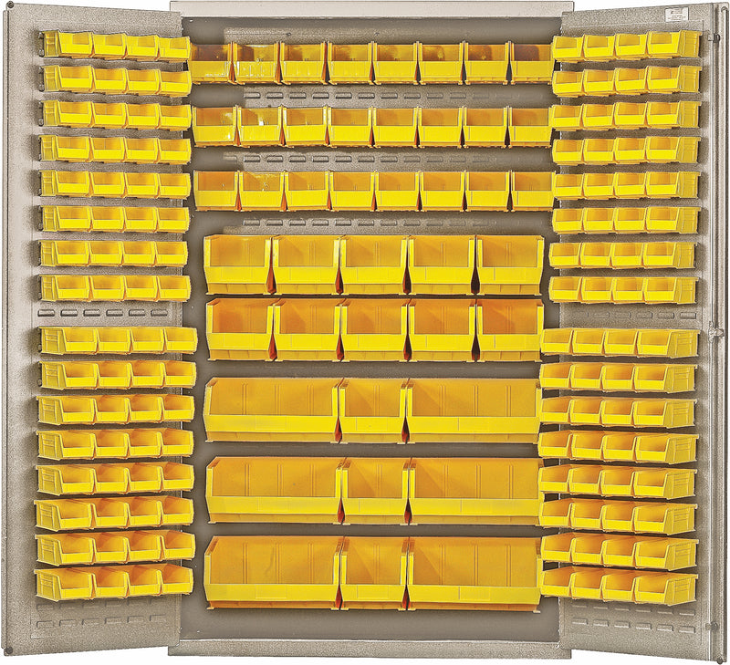Quantum 48" Wide Storage Cabinets – 48" x 24" x 78" – QSC-BG Series – Kit – QSC-BG-48 – Yellow
