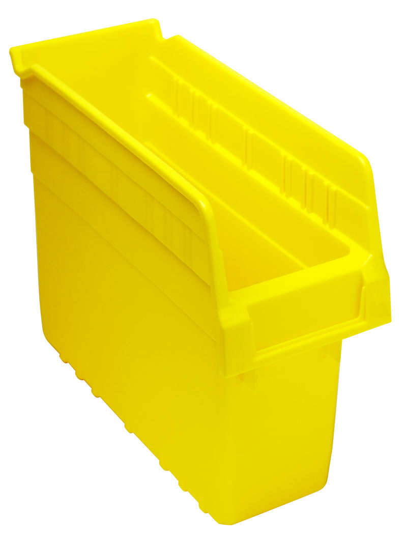 Quantum 8" Shelf Bins – QSB801 to QSB806 – Case Pack – 11-5/8" x 4-3/8" x 8" – QSB801 – Yellow