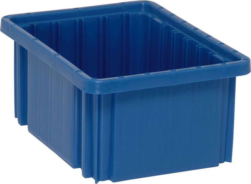 Quantum Dividable Grid Containers – DG91025 to DG92060 – Case Pack – 10-7/8" x 8-1/4" x 5" – DG91050 – Blue