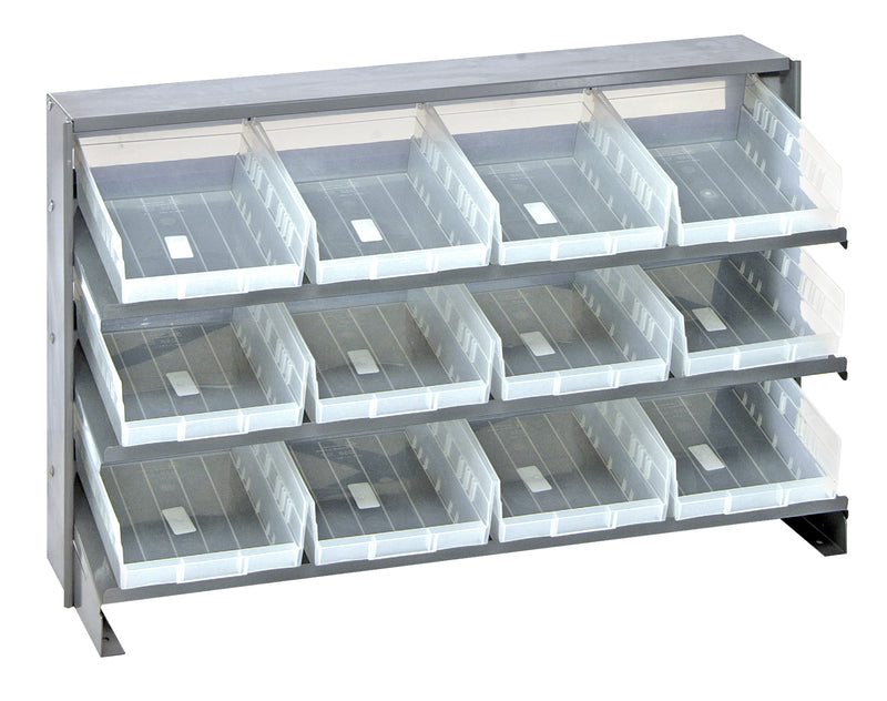 Quantum Bench Racks – 12-1/2" x 36" x 23" – QPRHA-107CL – Clear