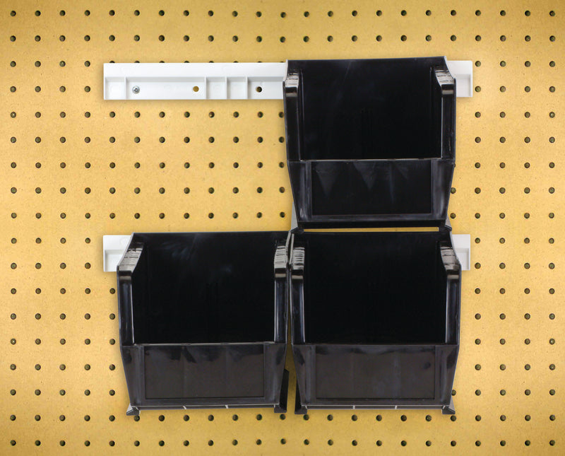 Quantum Ultra Hanging Rail Systems with Bins – 10-7/8" x 5-1/2" x 5" – HNS230 – Black