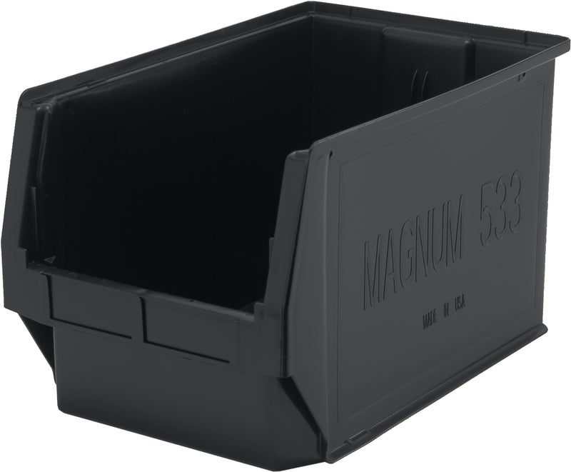 Quantum Magnum Bins – Case Pack – 19-3/4" x 12-3/8" x 11-7/8" – QMS533 – Black