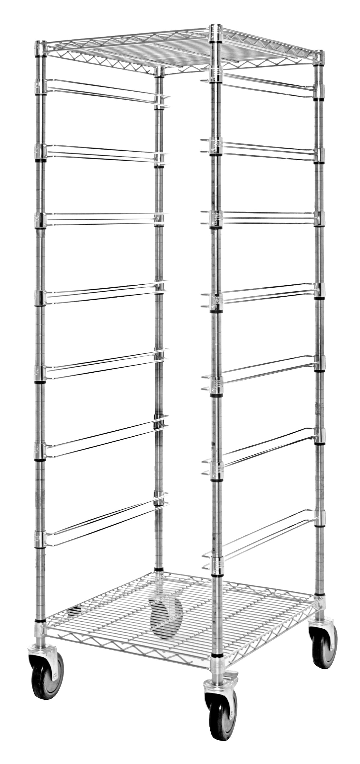 Quantum Dividable Grid Container Bin Carts – 21" x 24" x 69" – BC212469M – Standard