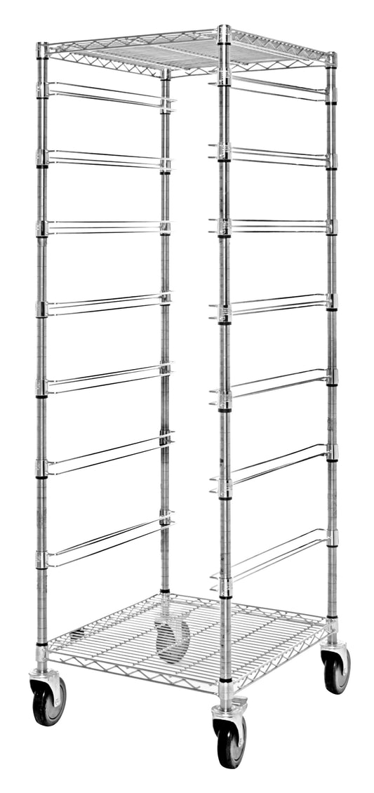Quantum Dividable Grid Container Bin Carts – 21" x 24" x 69" – BC212469M – Standard