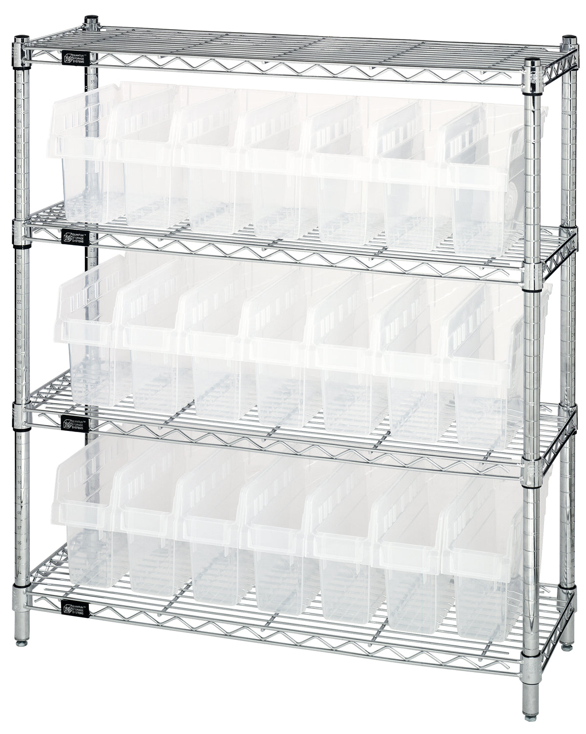 Quantum Clear-View Complete Bin System – WR4-39-1236-801CL to WR8-802CL – WR4-39-1236-801CL – Clear