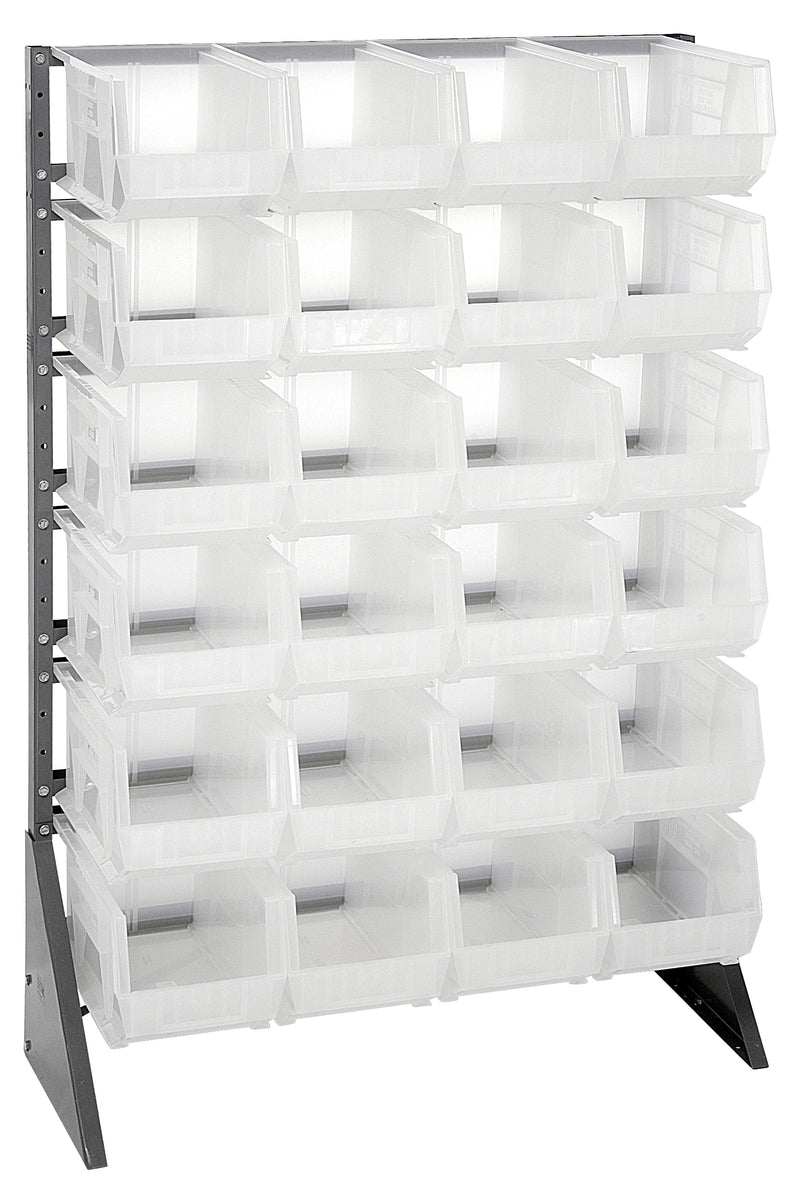Quantum Steel Rail Packages – 36" x 15" x 53" – QRU-12S-240-24CL – Clear