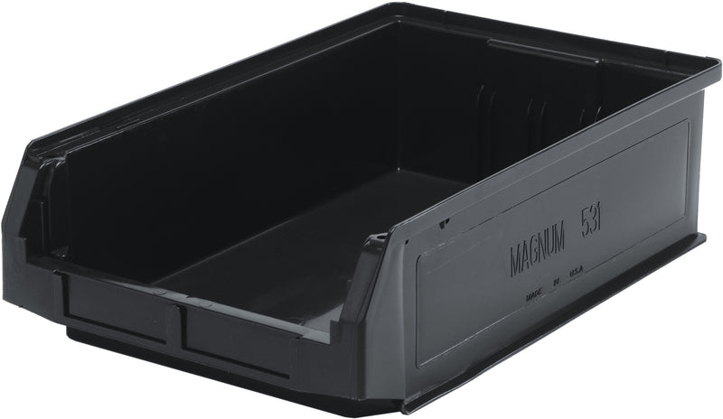 Quantum Eco-Friendly Open Hopper Bins – Case Pack – 19-3/4" x 12-3/8" x 5-1/8" – QMS531BR – Recycled