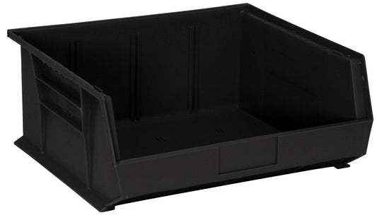 Quantum Ultra Stack & Hang Bins – QUS250 to QUS275MOB – Case Pack – 14-3/4" x 16-1/2" x 7" – QUS250 – Black
