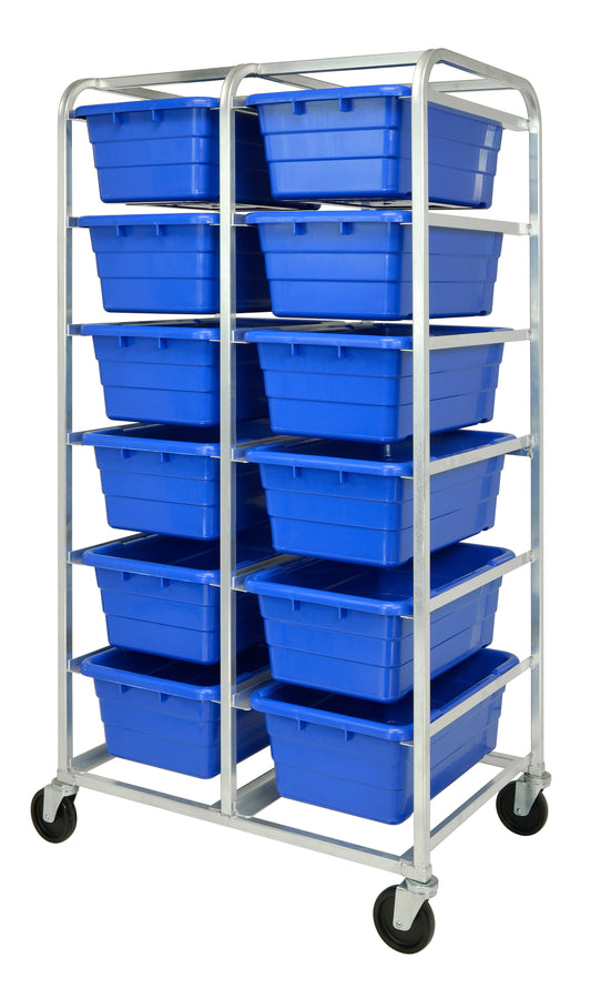 Quantum Tub Racks – TR12-2516-8 – 27" x 37" x 71" – TR12-2516-8 – Blue