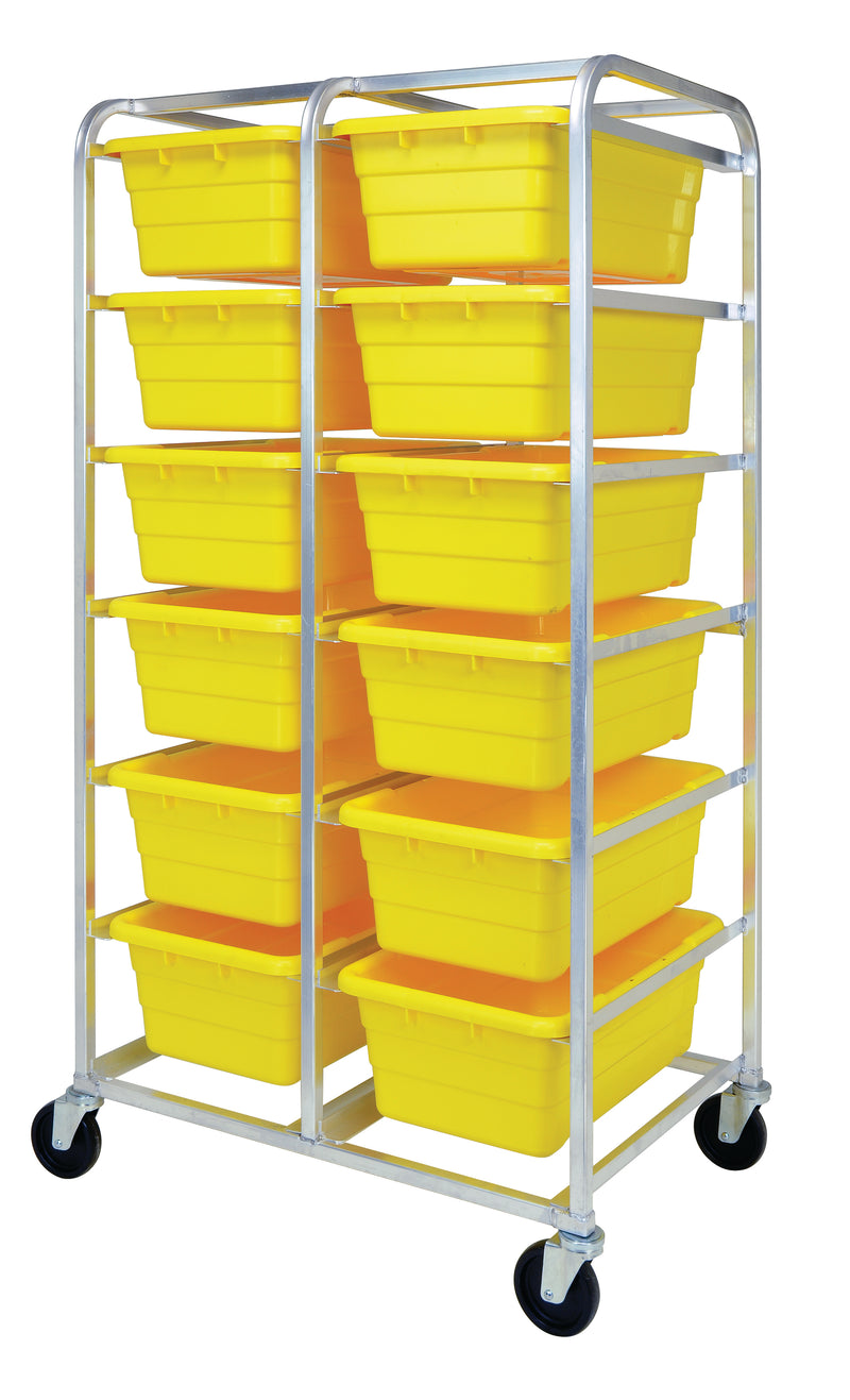 Quantum Tub Racks – TR12-2516-8 – 27" x 37" x 71" – TR12-2516-8 – Yellow